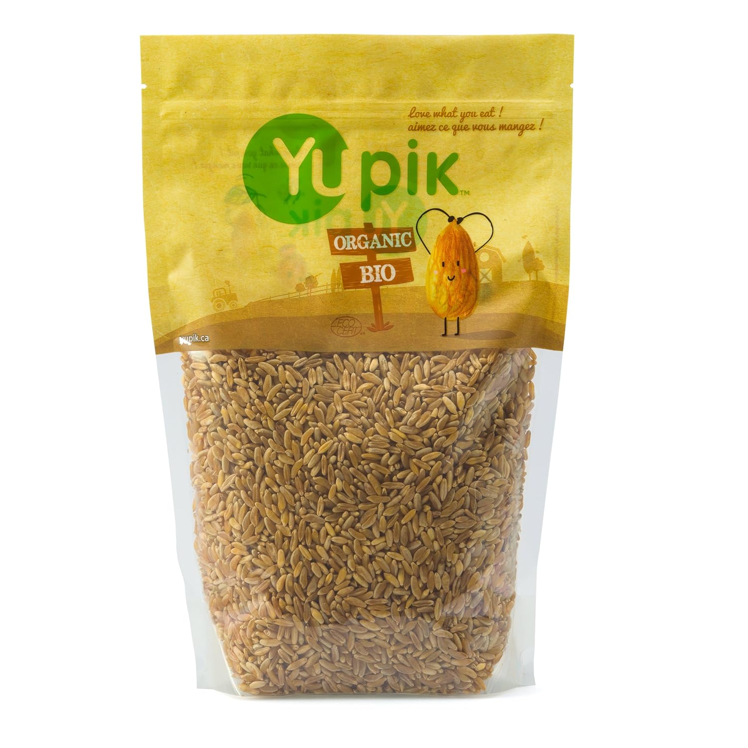 Yupik Organic Kamut Grains, 2.2 Lb, Non-Gmo, Vegan