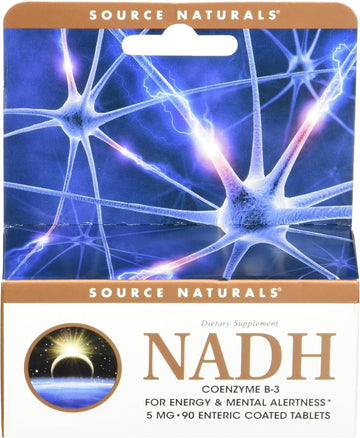 Source Naturals Nadh For Energy And Mental Alertness* - 90 Tablets