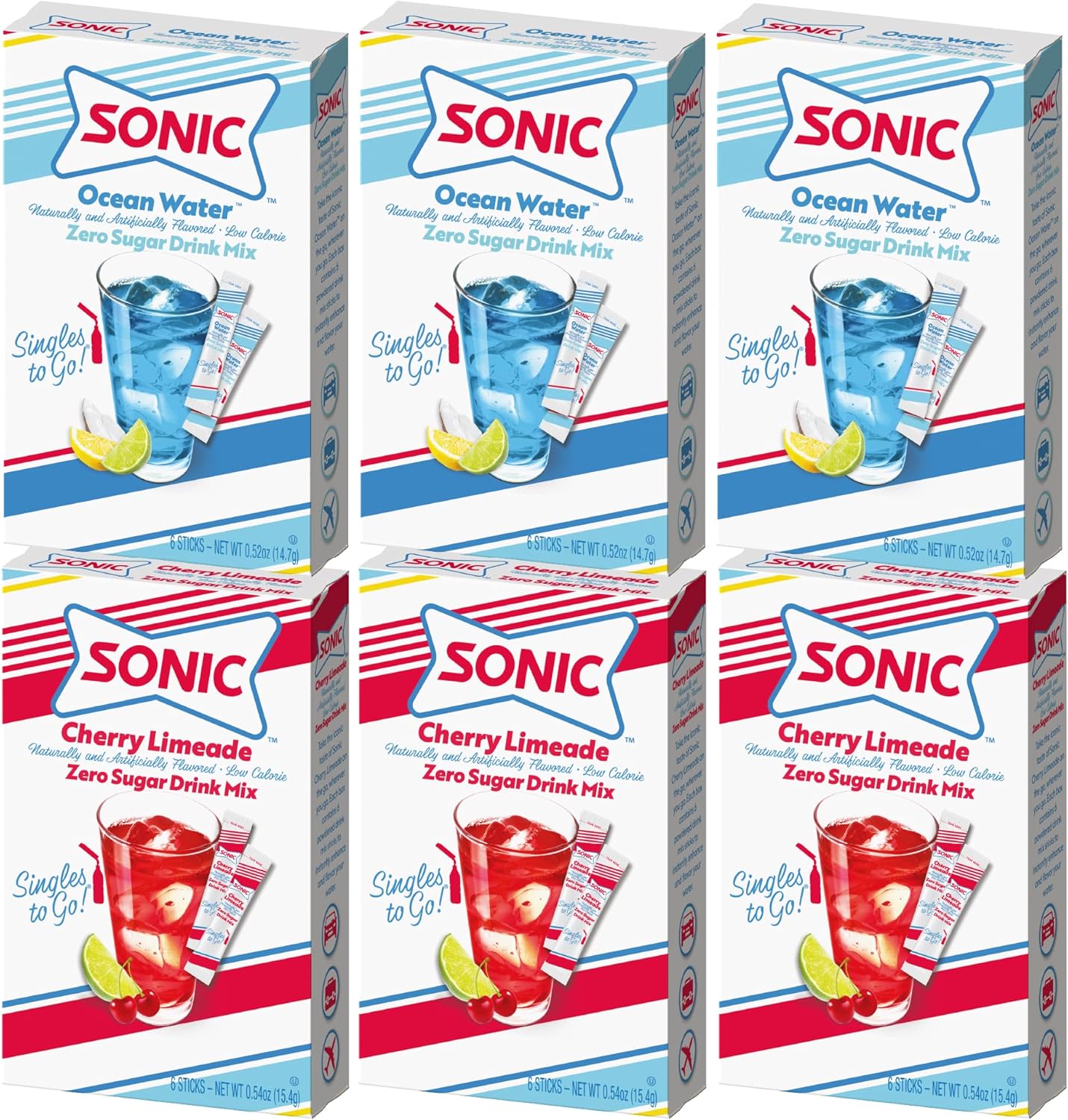 Sonic Singles To Go Variety Pack (Variety Pack - 6 Count)