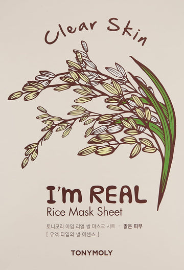 Tonymoly Rice Sheet Mask, 10 Count - Hydrating Skin Treatment