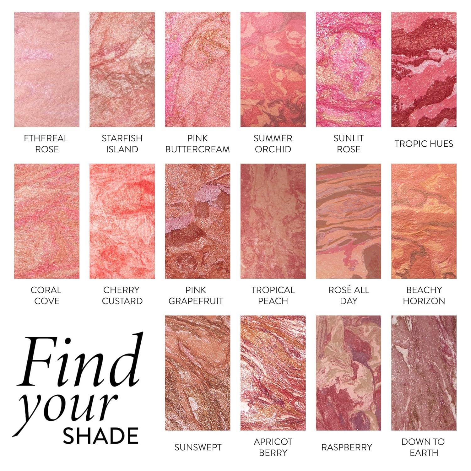 Laura Geller New York Baked Blush-N-Brighten Marbleized Blush For Cheeks - Rosé All Day - Natural Finish - Buildable Color : Beauty & Personal Care