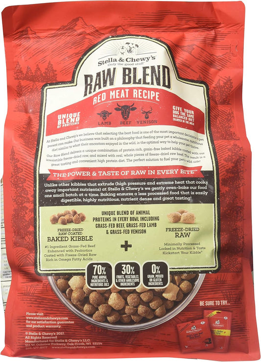 Stella & Chewy'S Raw Blend Red Meat Recipe Kibble 3.5 Lb