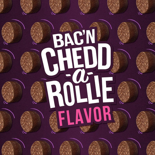 Fromm Tenderollies Bac'N Chedd-A-Rollie Dog Treats - Premium Soft & Savory Dog Treats - Bacon Recipe - Pack Of (3) 8 Oz Bags