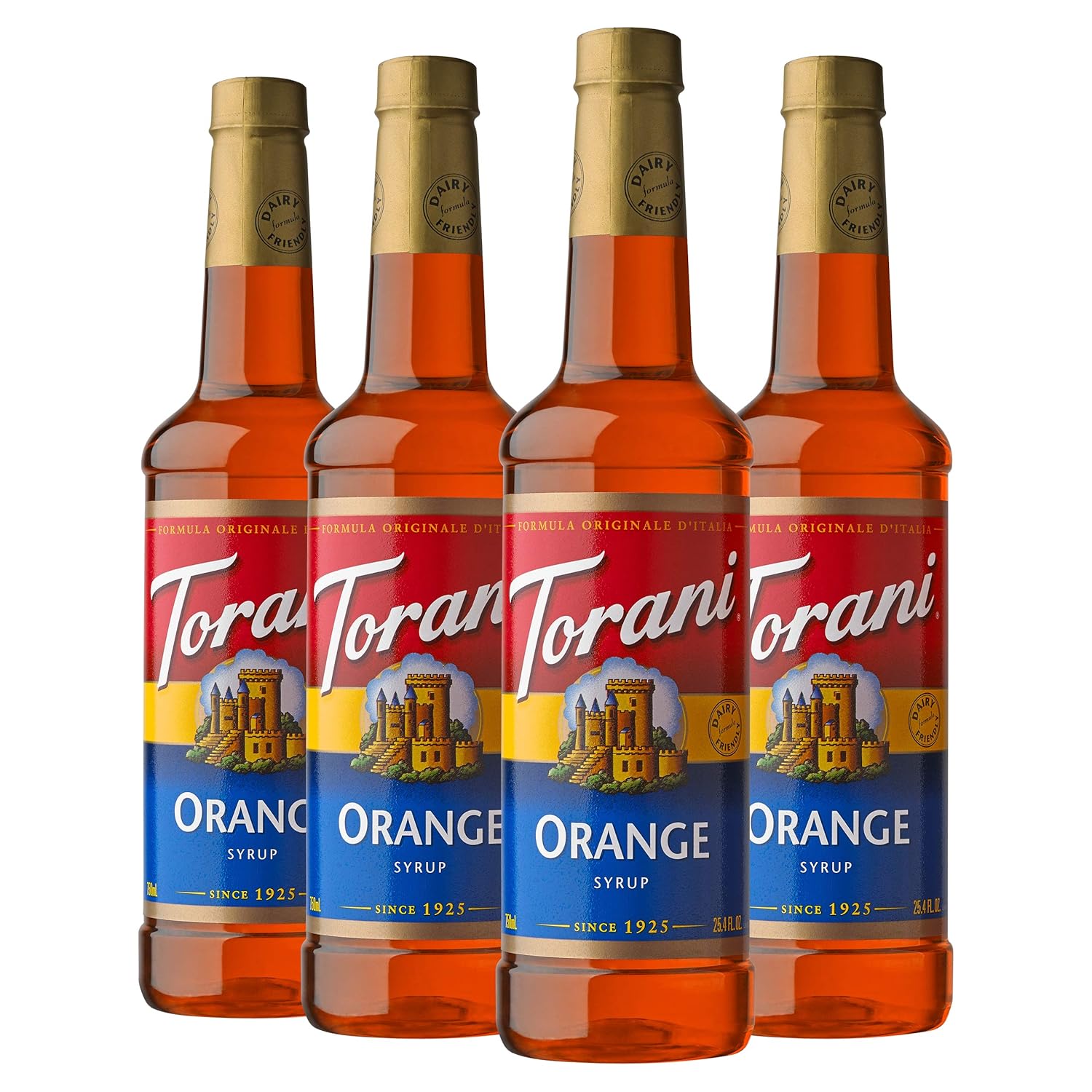 Torani Syrup, Orange, 25.4 Ounces (Pack Of 4)