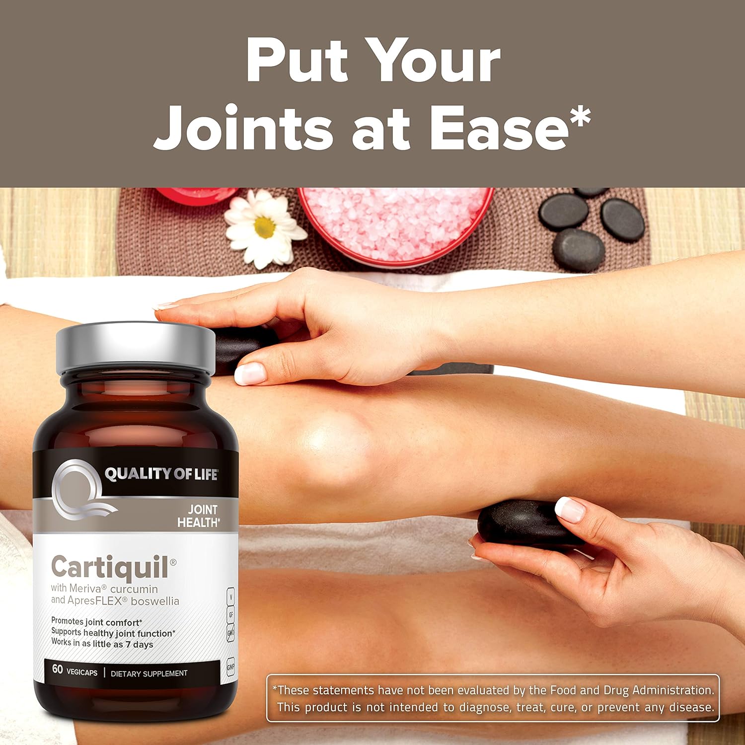 Quality of Life - Cartiquil - 60 Vegicaps : Health & Household