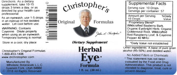 Dr Christopher'S Herbal Eye Formula Extract, 1