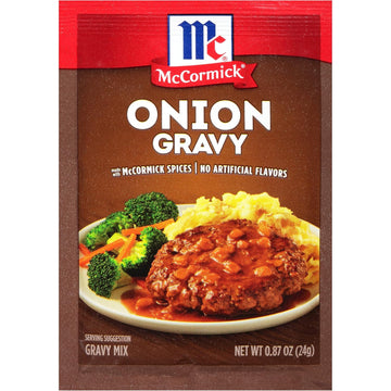 Mccormick Onion Gravy Mix, 0.87 Oz