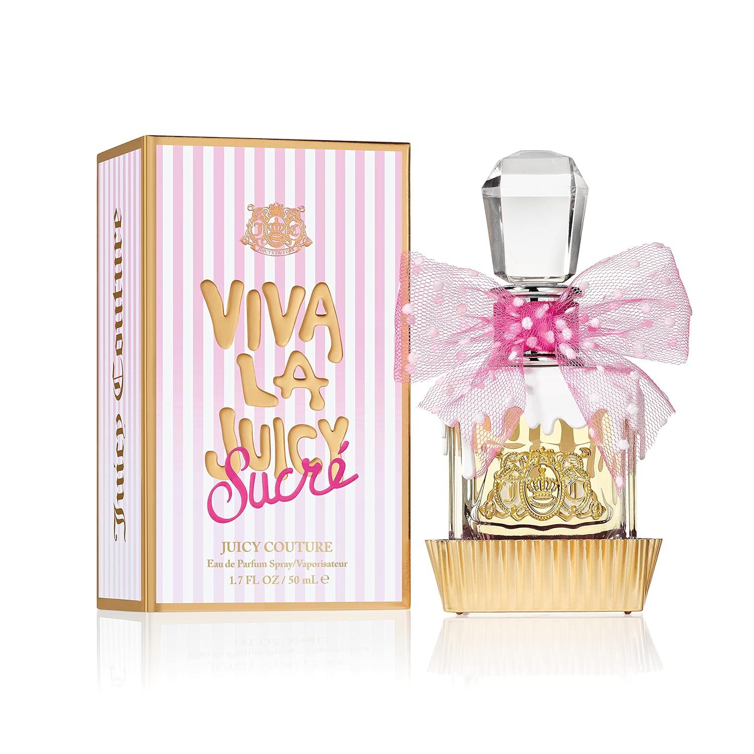 Juicy Couture Viva La Juicy Sucre´ Eau De Parfum, Women'S Perfume With Notes Of Peach, Orange Flower & Whipped Cream - Fruity & Sweet, Edp Spray