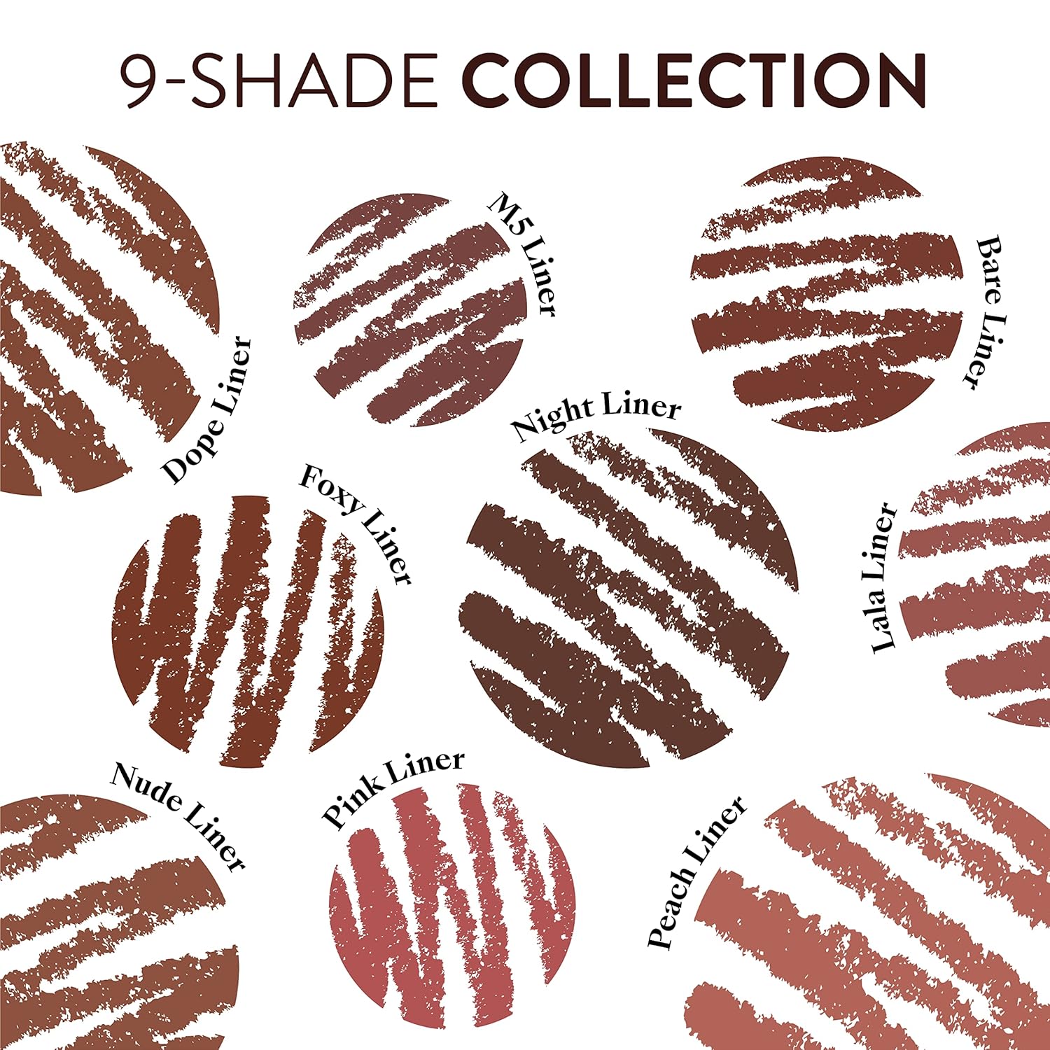 Mented Cosmetics Lip Liner For Women, Dark Brown Lipliner Lip Pencil, Waterproof Lipliner, Vegan + Cruelty Free Makeup, Night : Beauty & Personal Care