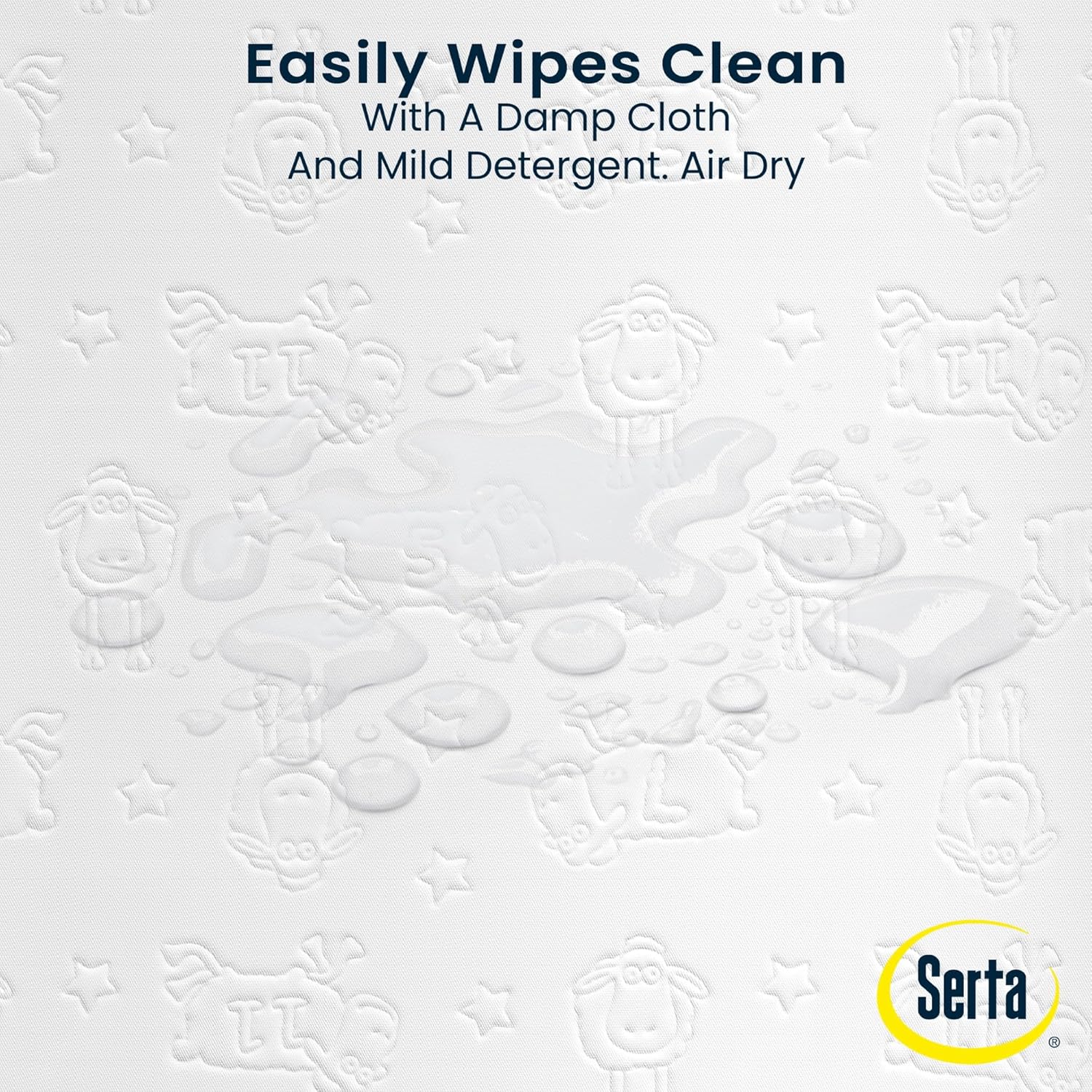Serta Foam Contoured Changing Pad With Waterproof Cover