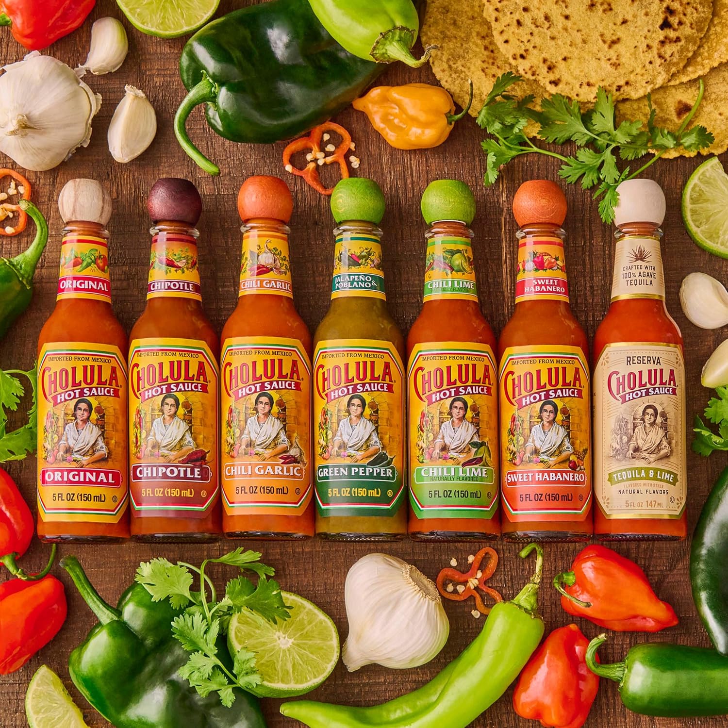 Cholula Green Pepper Hot Sauce, 5 Fl Oz : Grocery & Gourmet Food