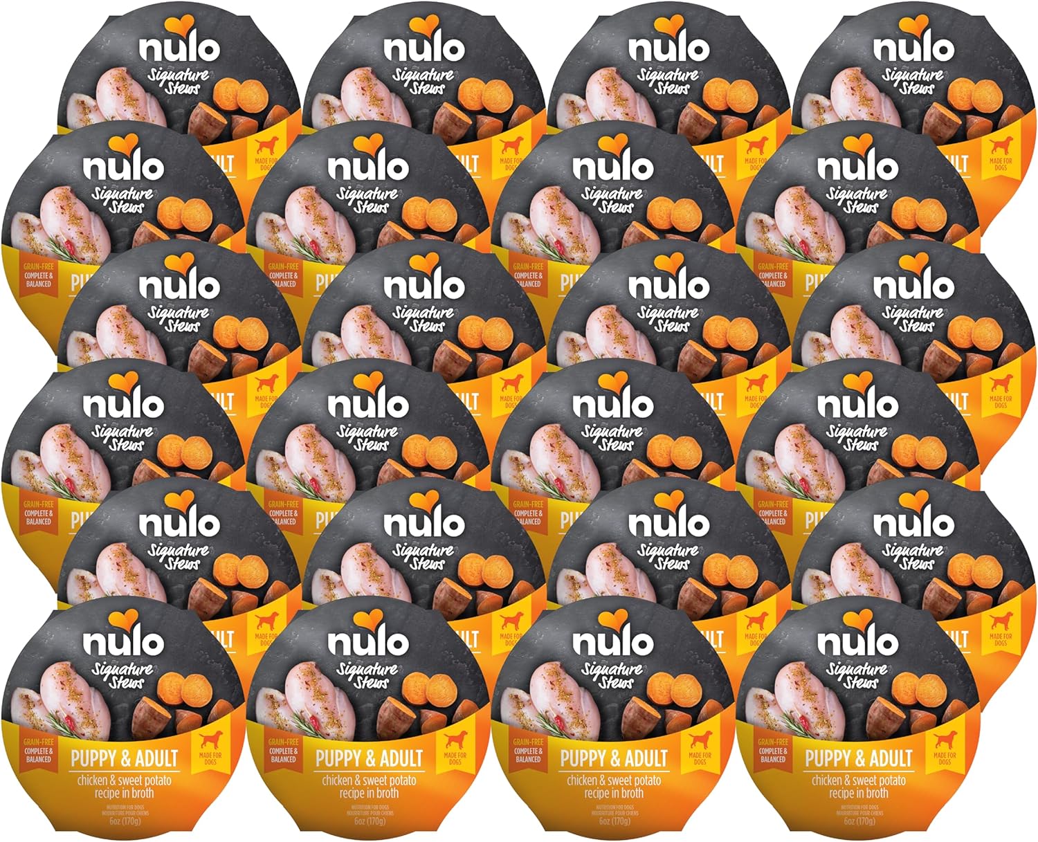 Nulo Signature Stew Chicken & Sweet Potato In Broth Wet Dog Food, 6 Ounce, Pack Of 16