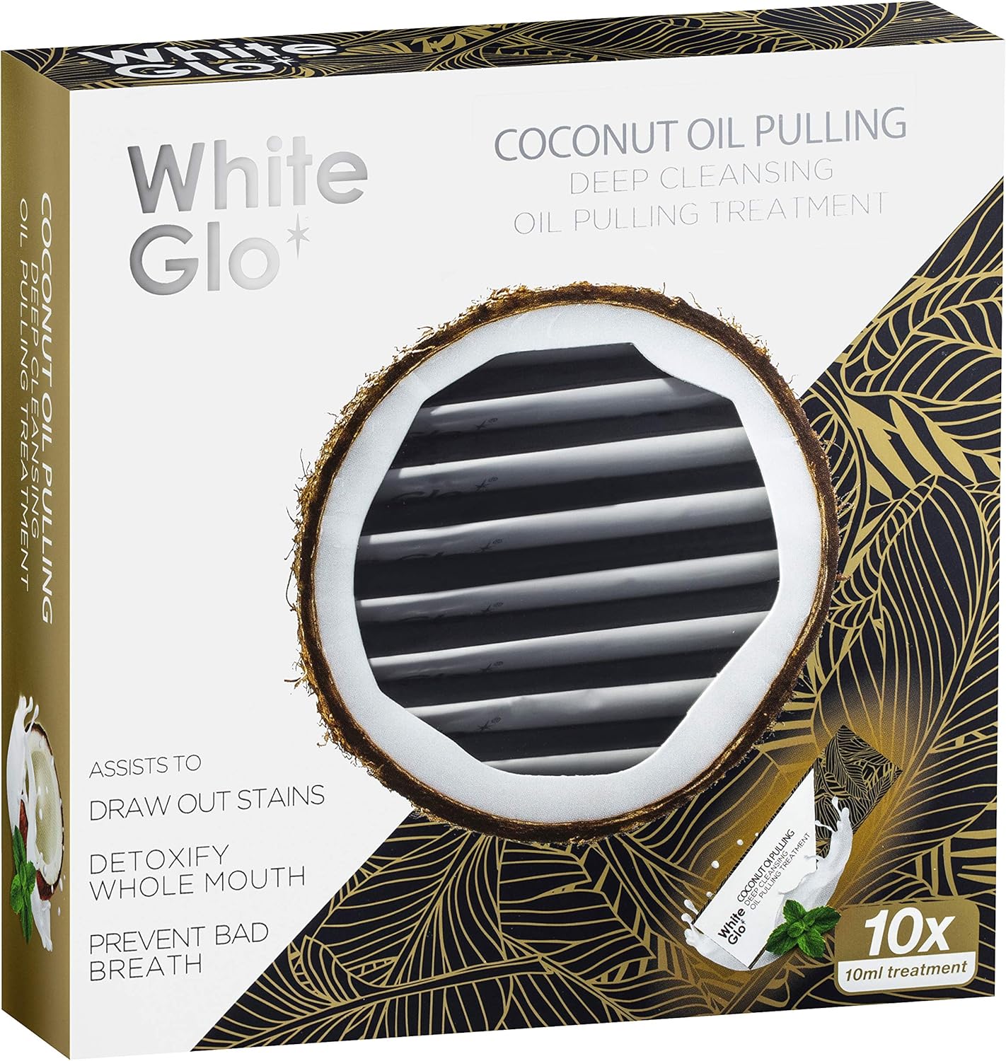 White Glo Coconut Oil Pulling Coconut Oil 100Ml