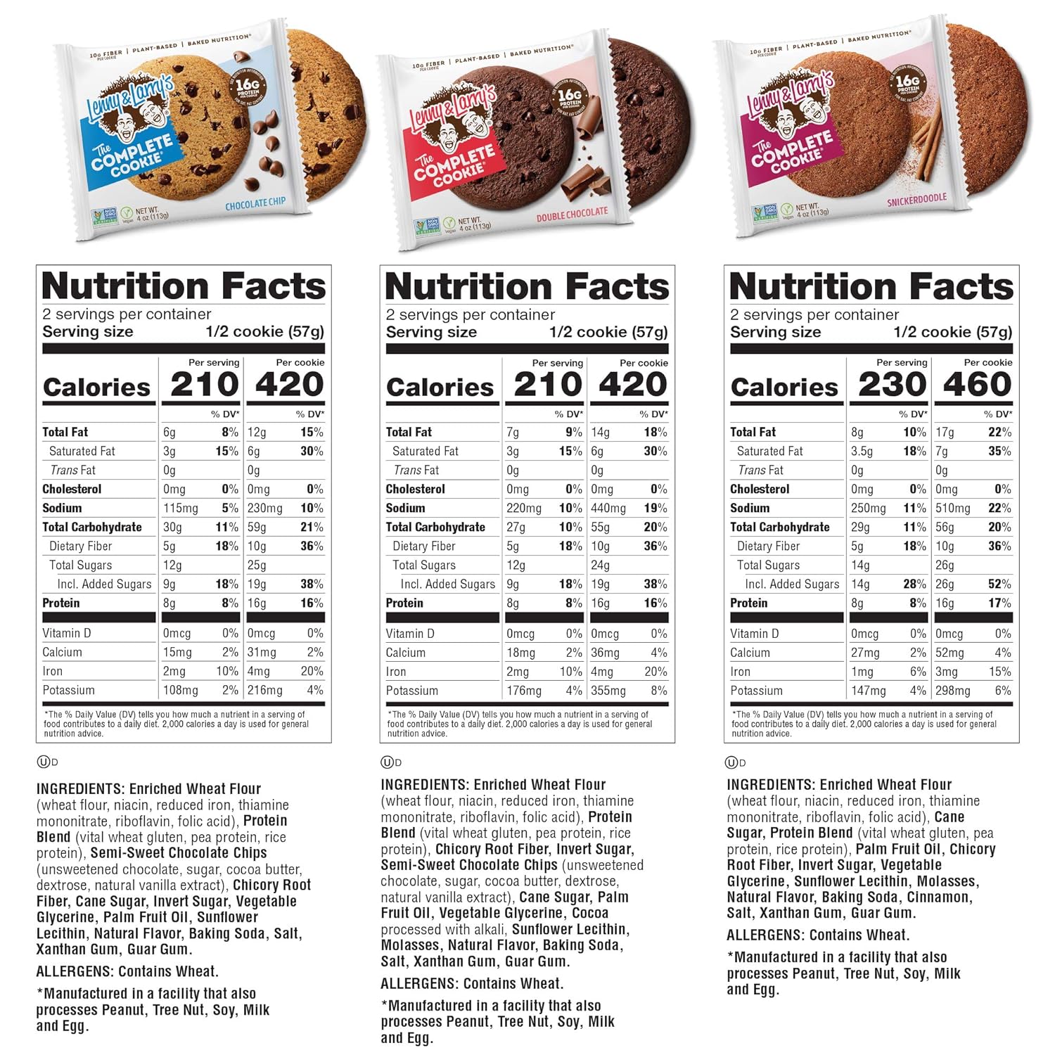 Lenny & Larry'S Complete Cookie Starter Pack, Plant Based Cookies, 7 Cookies Total