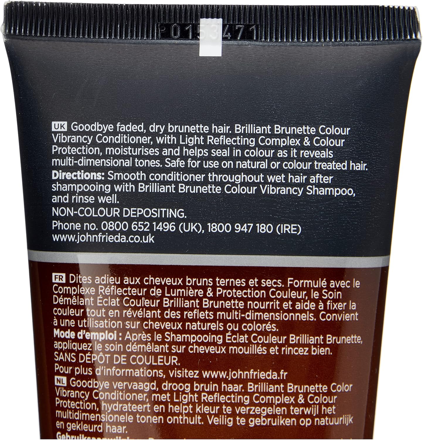 John Frieda Brilliant Brunette Colour Protecting Moisturising Conditioner 250ml : Amazon.co.uk: Beauty