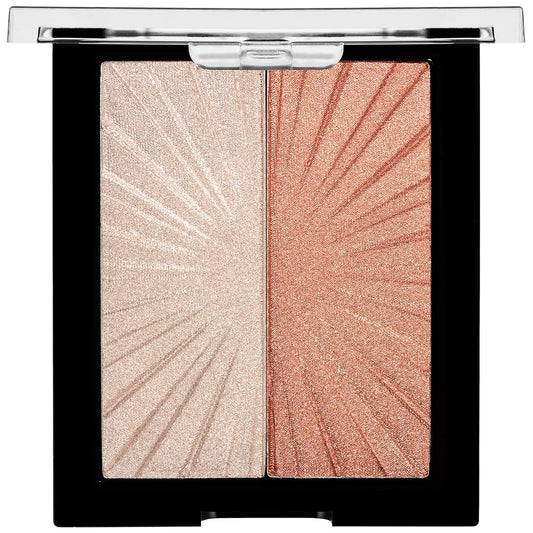 Wet N Wild Megaglo Blushlighter, Blendable Blush & Highlighter Set, Shimmery Metallic Finish, Highlight Bling