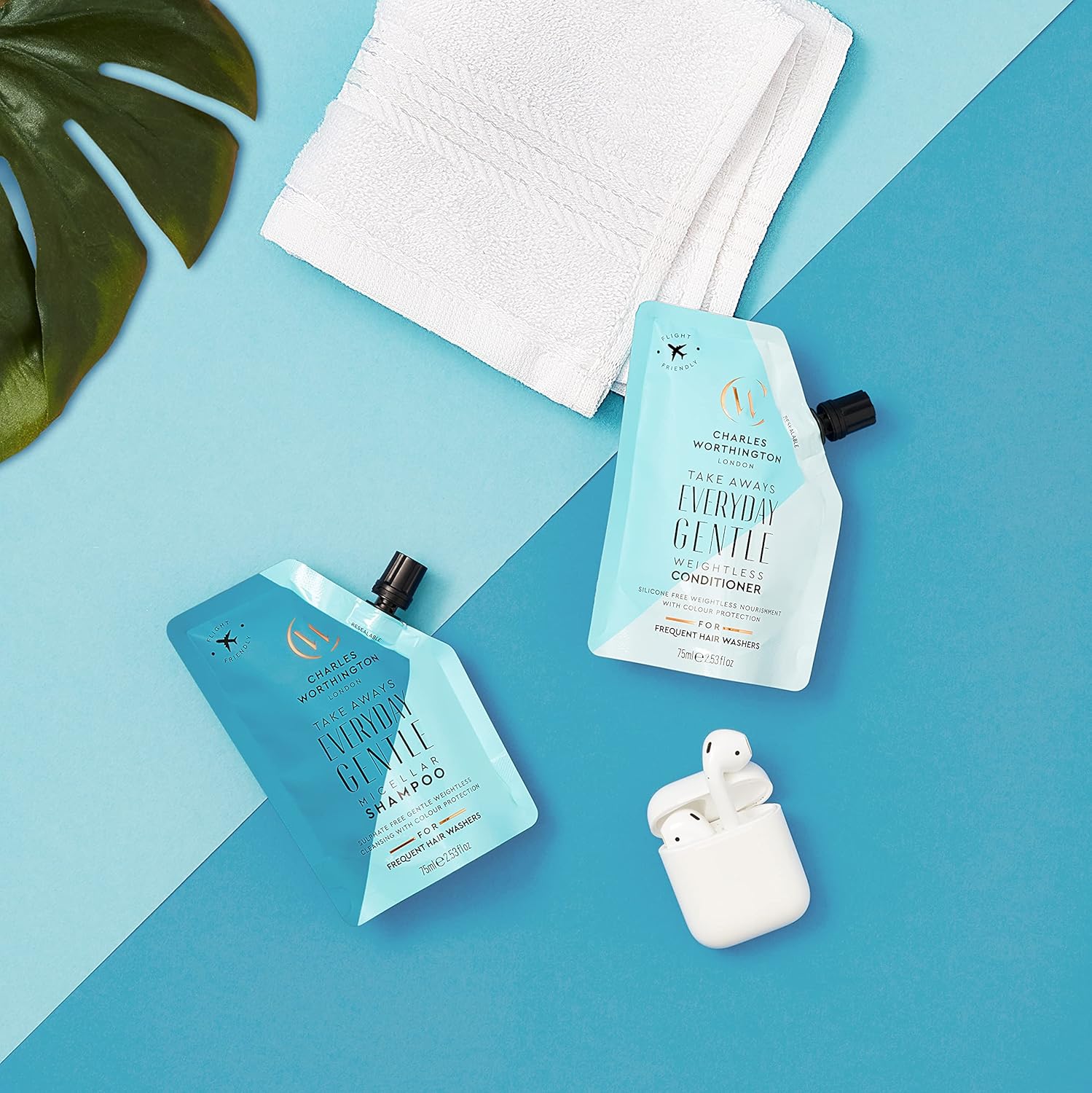 Charles Worthington Everyday Gentle Micellar Shampoo Takeaway, Travel Size, Nourish and Protect, Salon Shampoo for Everyday Use, 75ml : Amazon.co.uk: Beauty