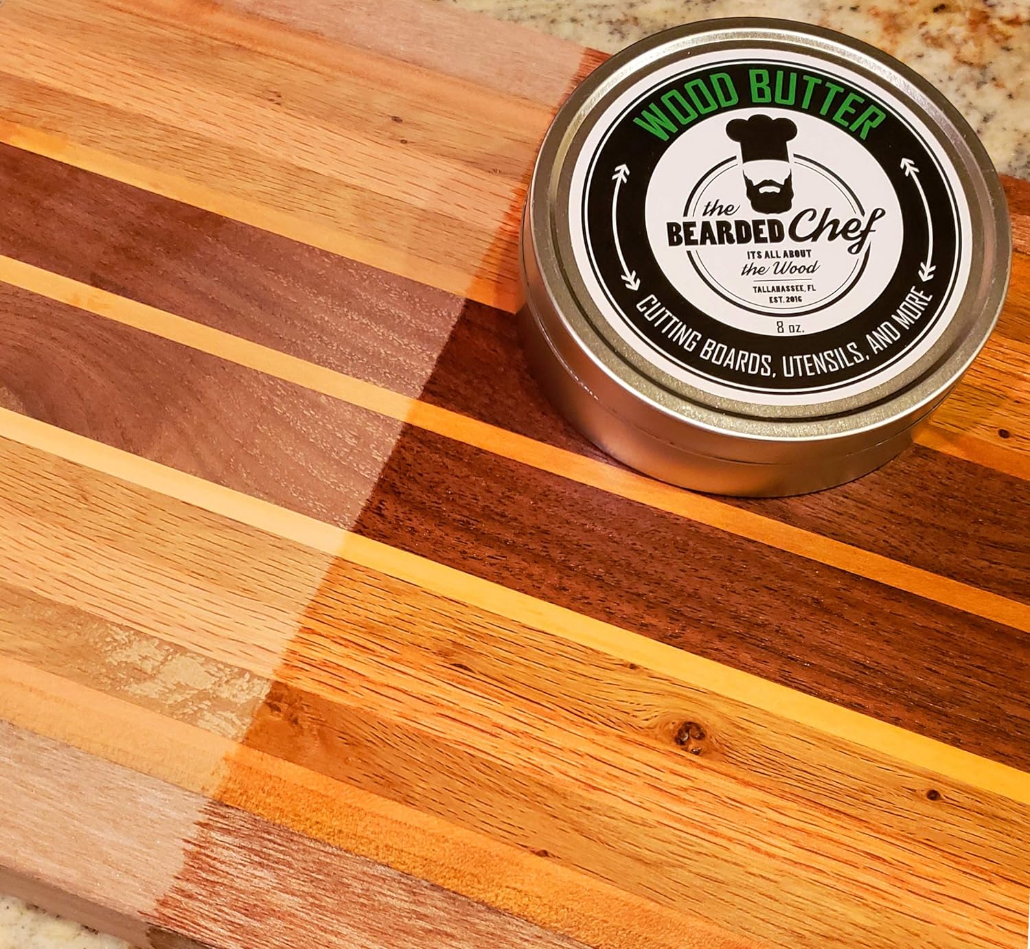 Wood Butter - 8 oz. - Cutting Boards - Butcher Blocks - Veteran Owned - Made in the USA : Health & Household