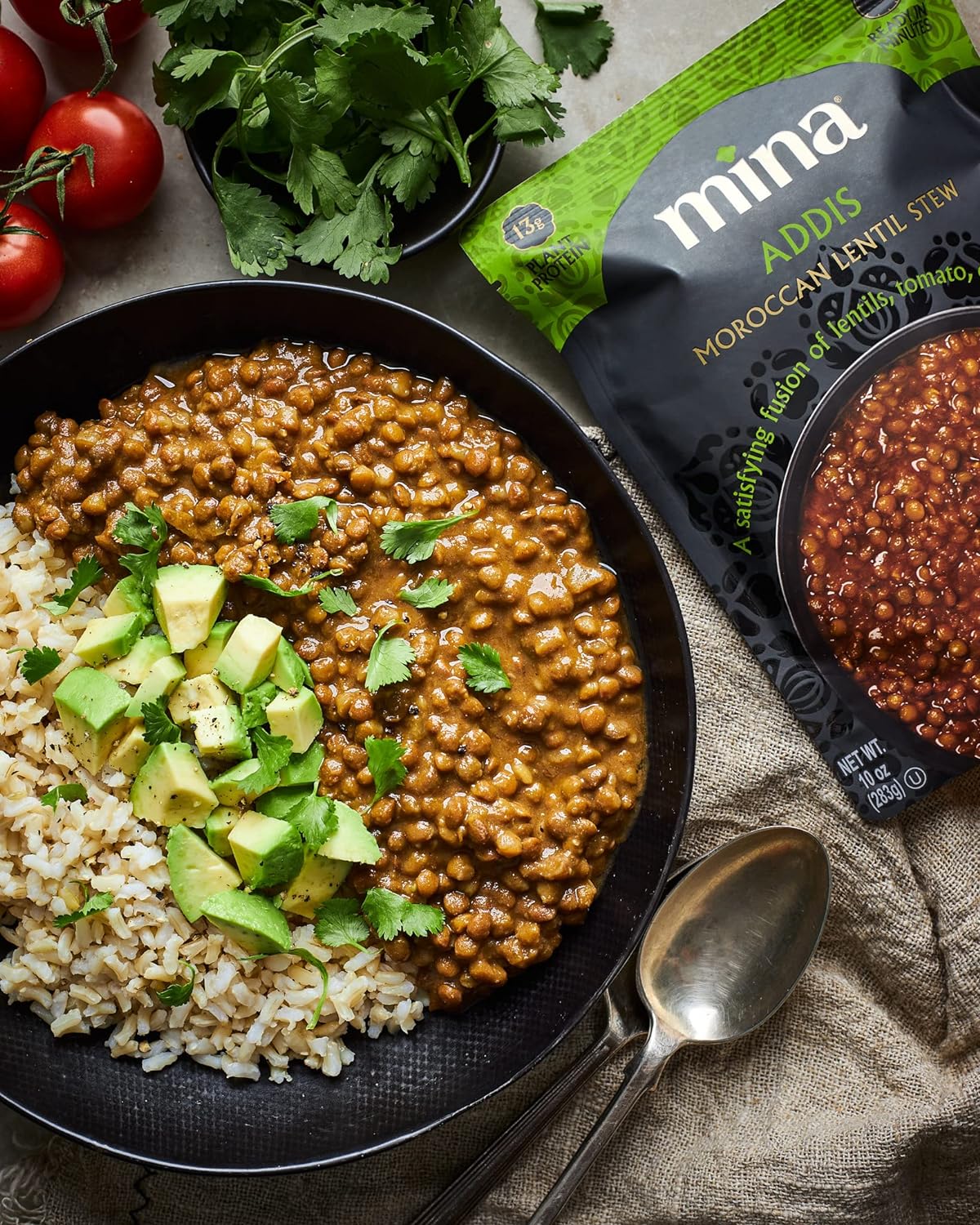 Mina, Hummus Moroccan Chickpea Stew, 10 Ounce : Grocery & Gourmet Food
