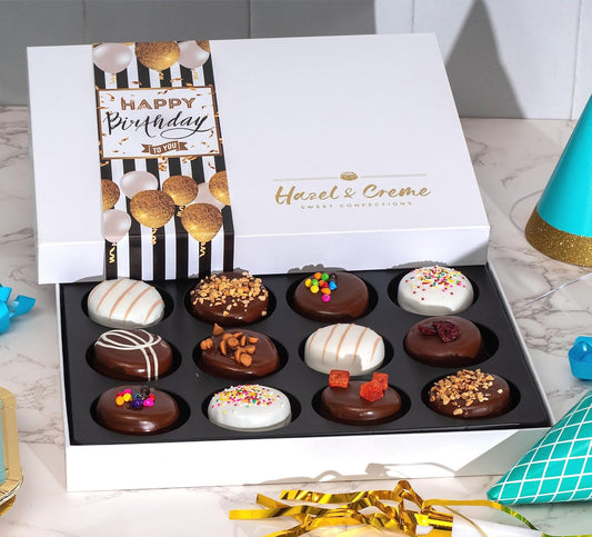 Birthday Cookies - Gourmet Birthday Gift Box - Happy Birthday Food Gift - Cookie Birthday Gifts For Women/Men