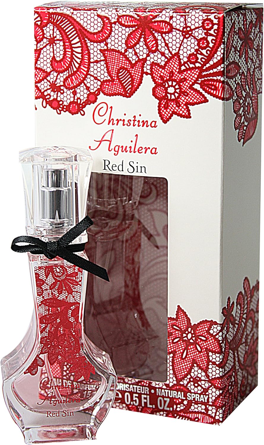Christina Aguilera Red Sin Eau De Parfum Spray For Women 15 Ml Pack Of 1 X 15 Ml