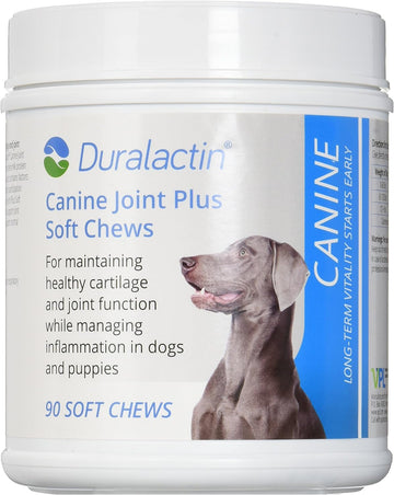 Duralactin Canine Joint Plus Soft Chews Triple Strength - 90 Soft Chews