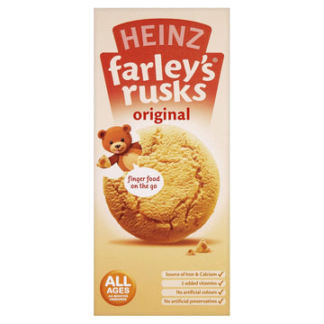 Heinz Farley Rusks, Biscuits For Baby'S & Toddlers, 5.3-Ounce Boxes (Pack Of 6)