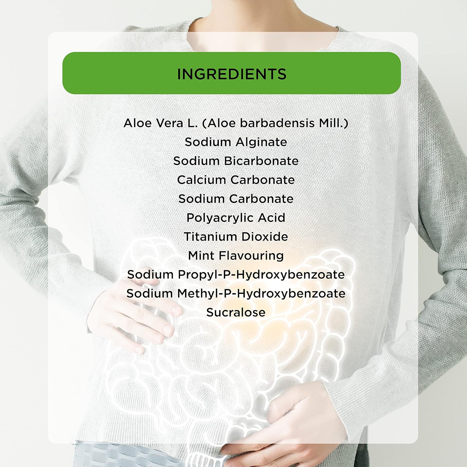 Healthspan Gastrisoothe Heartburn & Acid Reflux (24 Sachets) | Triple-Action Formula Soothes Stomach Lining, Fights Acid Reflux & Neutralises Acidity | Aloe Vera | Mint Flavour | Vegetarian : Amazon.co.uk: Health & Personal Care