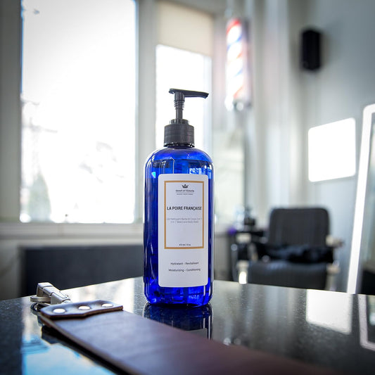 La Poire Francaise Beard Wash Body Wash For Men Hand Made | Moisturizing And Soothing | 8Oz