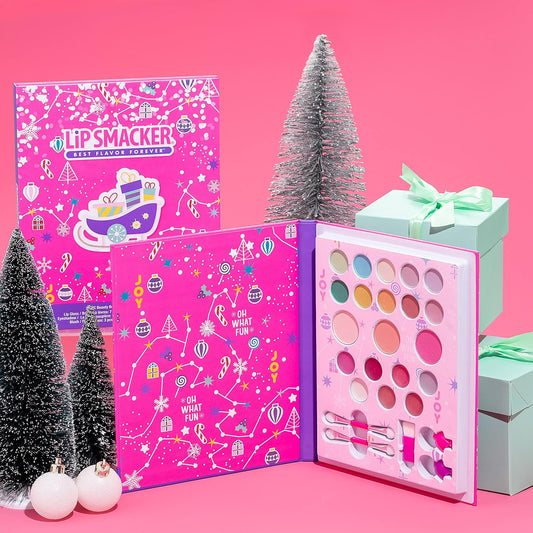 Lip Smacker Holiday Christmas Beauty Book Original & Best Makeup Set For Girls