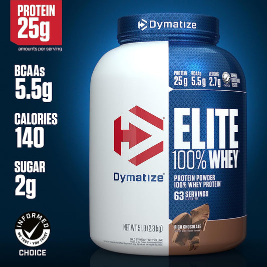 Dymatize Protein Powder, Rich Chocolate, 80 Ounce63 Servings (Pack of
