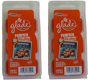 12 Glade Wax Melts Pumpkin Pit Stop Spice Limited Edition (2 x 6 Packs)