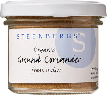 Steenbergs Organic Ground Coriander Standard Jar 43G