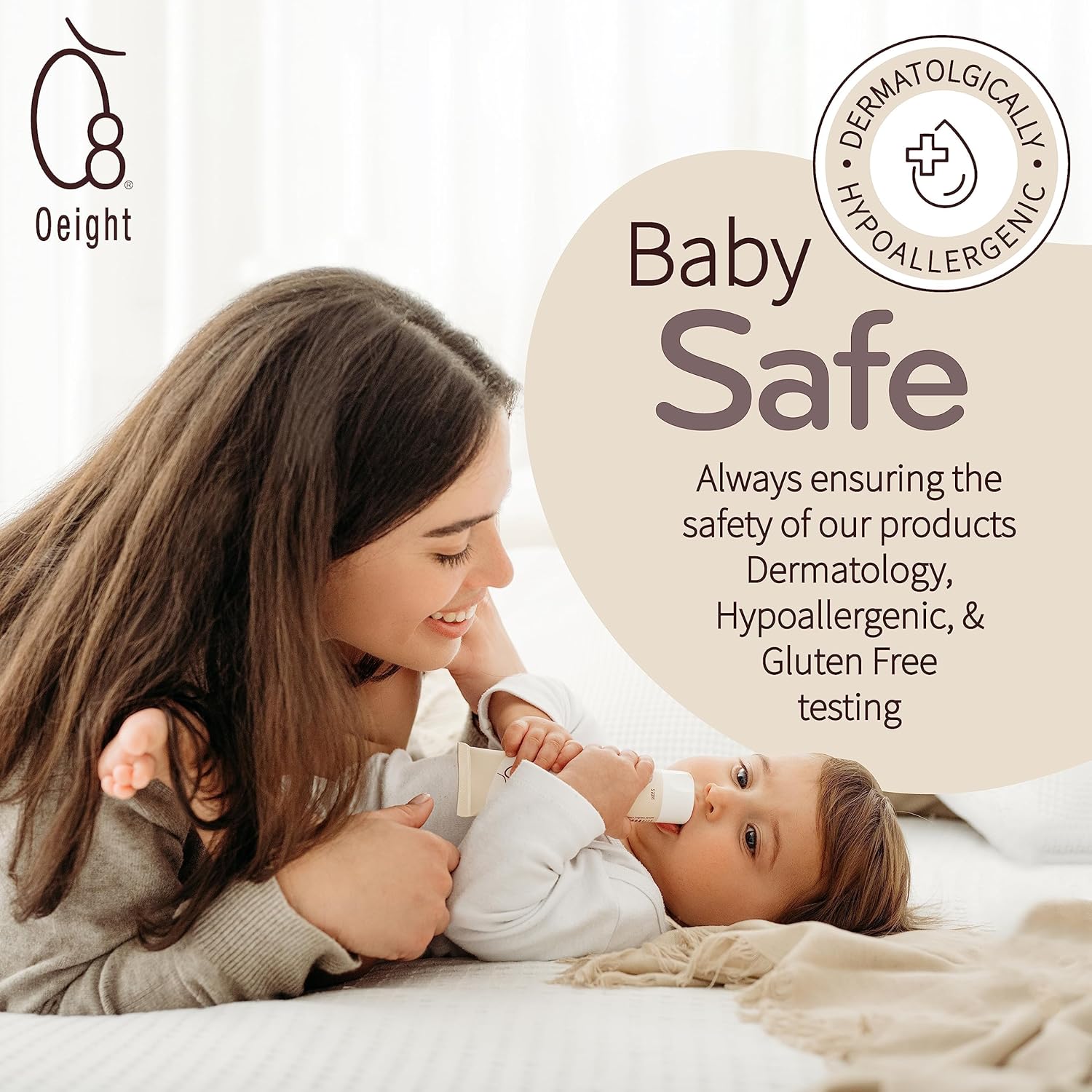 Oeight Diaper Rash Cream, 100% Natural Active Ingredients Enriched With Zinc, Calendula, Olive Oil, Castor Seed Oil And Pro-Vitamin B5. Helps Prevent Diaper Rash And Skin Irritation
