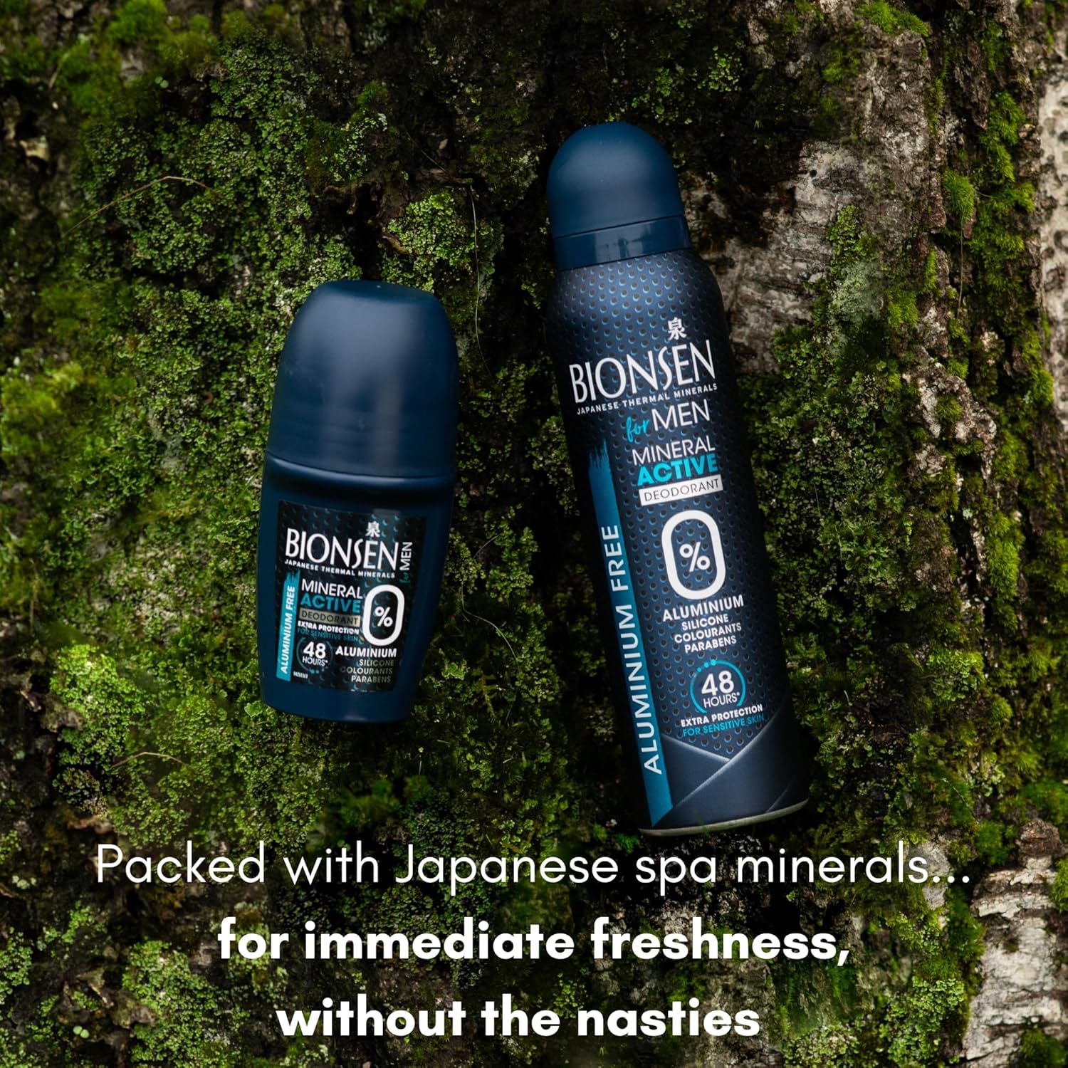 Bionsen Mineral Active men roll-on; Japanese Minerals; 48 Hrs Protection; 50 ml (Pack of 2) : Amazon.co.uk: Beauty