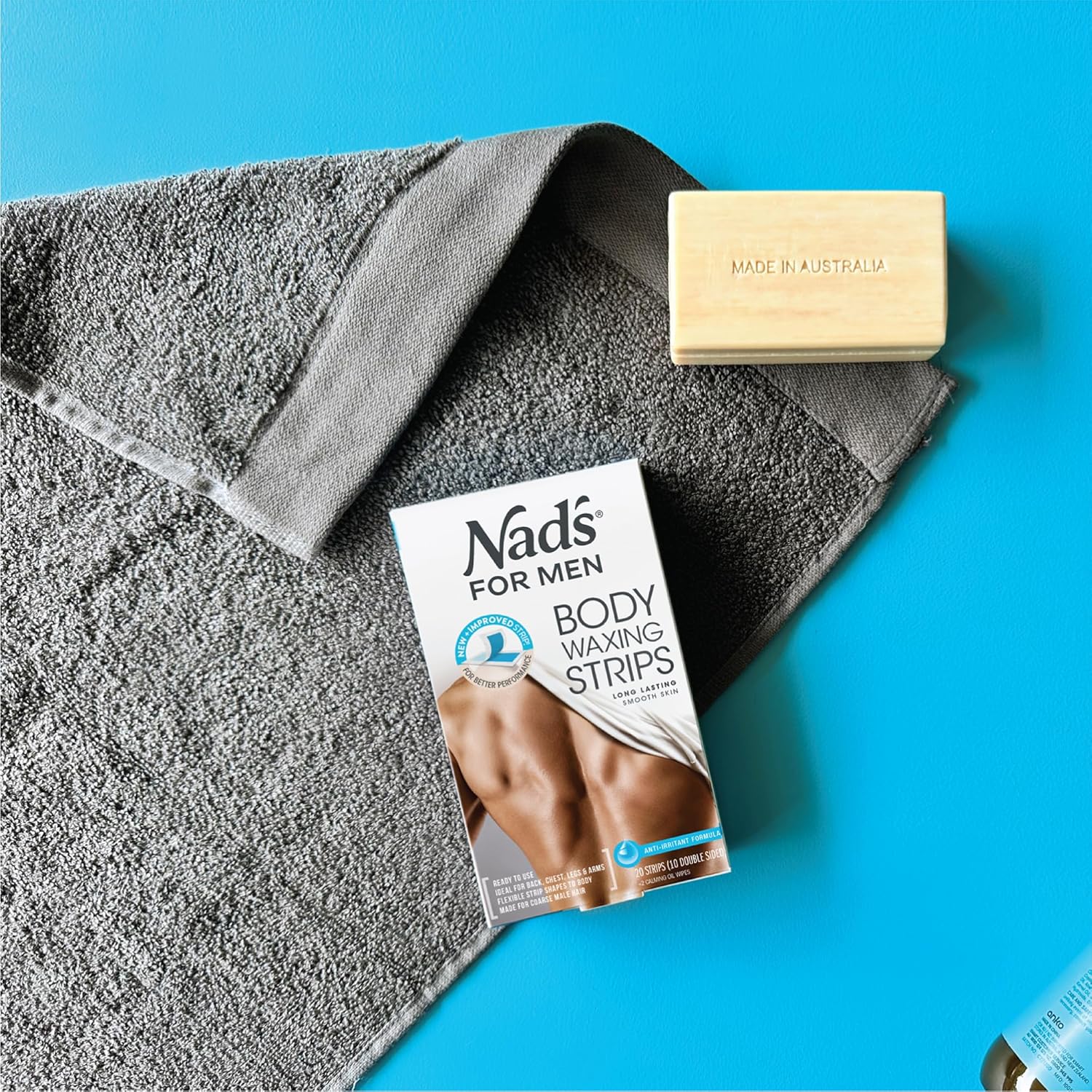 Nad's For Men Ready to Use Body Wax Strips, Wax Strips Men, Mens Hair Removal, Includes 20 Waxing Strips & 2 Post Wax Calming Oil Wipes, 20 Count (Pack of 1) : Amazon.co.uk: Health & Personal Care