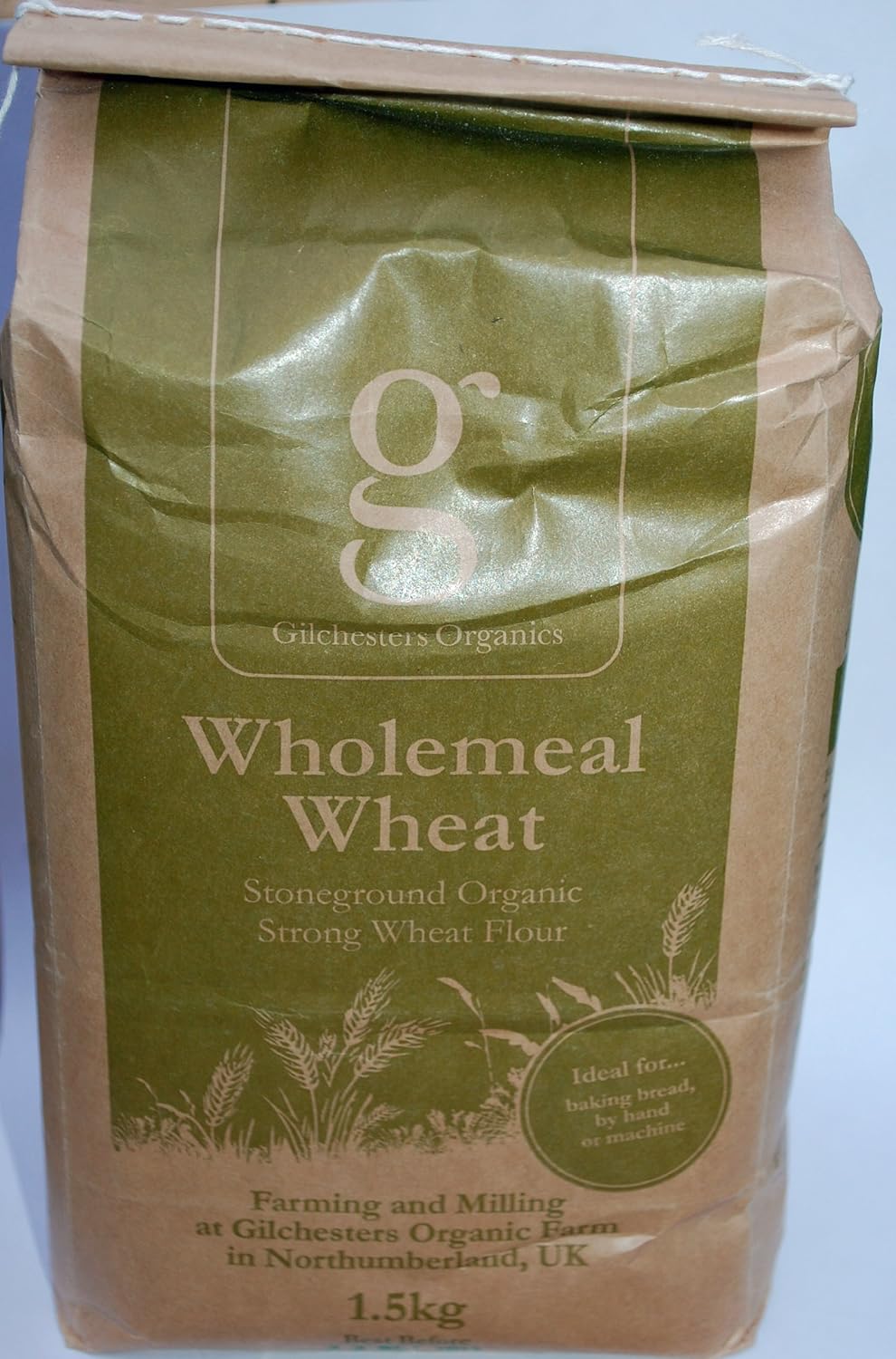 Gilchesters Organic Wholewheat Strong Flour 1.5Kg