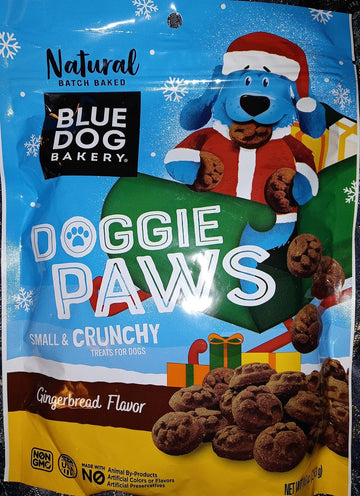 Blue Dog Bakery Doggie Paws, Gingerbread Flavor, 10 Ounces
