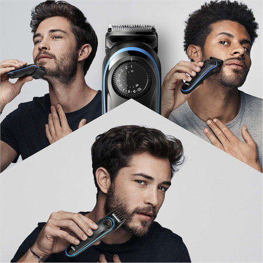 Braun Beard Trimmer Bt3240, Hair Clippers For Men, Cordless & Rechargeable With Gillette Proglide Razor