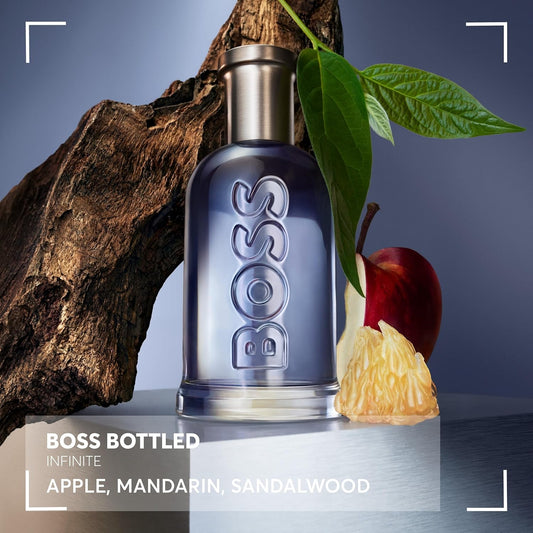 Hugo Boss Bottled Infinite Eau De Parfum – Woody Men'S Cologne – With Notes Of Apple, Patchouli, Lavender & Sandalwood – Long Lasting Fragrance