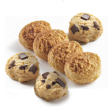 David'S Cookies Preformed Frozen Cookie Dough - Chocolate Chunk & Snickerdoodle - 96 Count