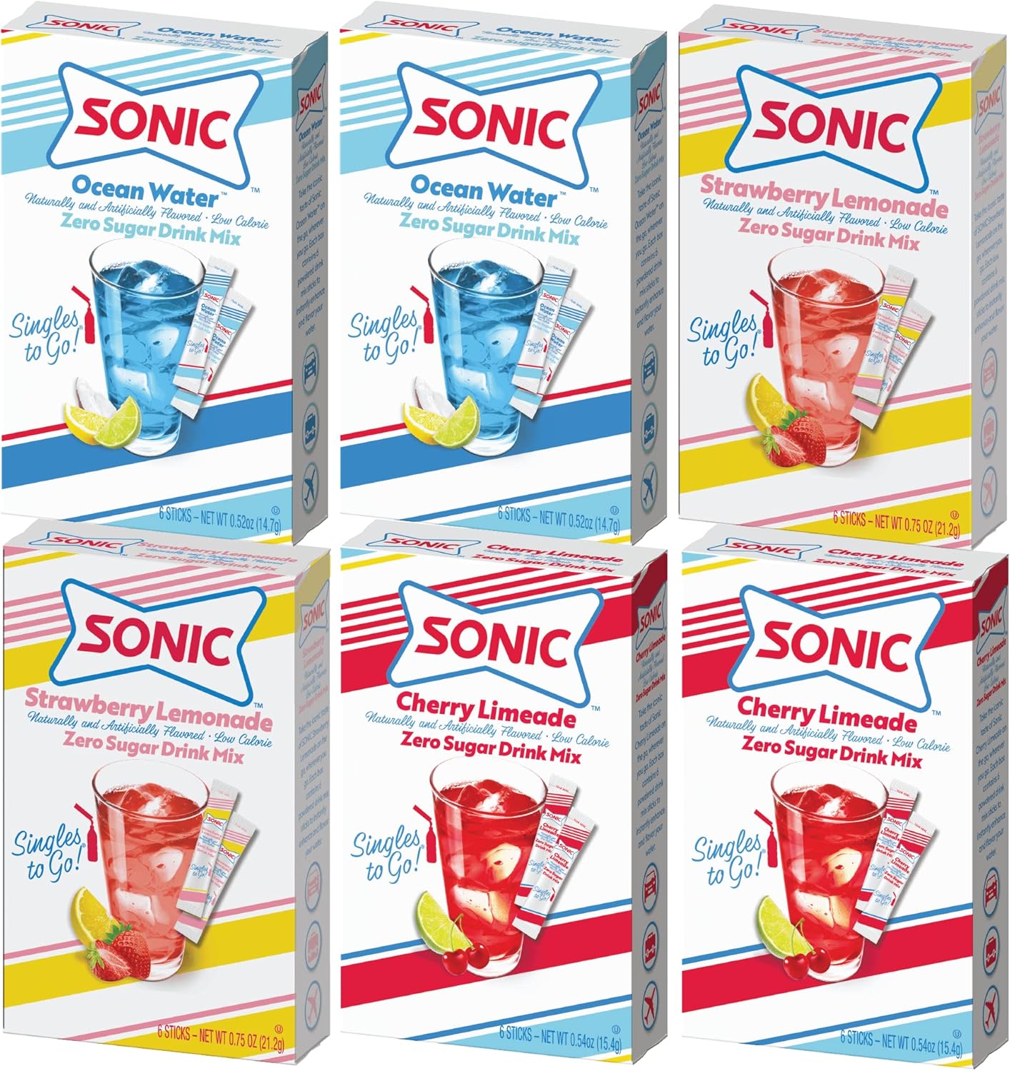 Sonic Singles To Go Variety Pack (Variety Pack - 2 Each)