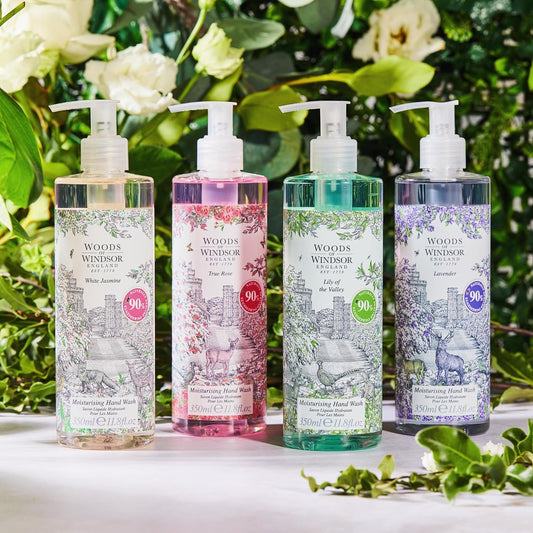 Woods Of Windsor Lavender Hand Wash, Moisturizing Soap With Notes Of Patchouli And Musk, Liquid Hand Soap With Pump To Help Soften And Moisturize Skin, Lavender Scent 350Ml : Beauty & Personal Care