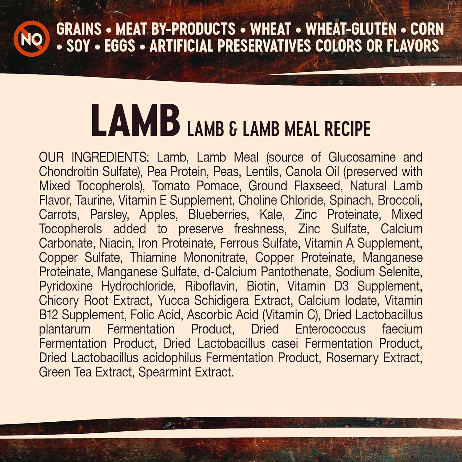 Wellness Core Natural Grain Free Dry Dog Food, Lamb, 4-Pound Bag : Pet Supplies
