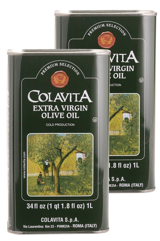 Colavita Premium Selection Extra Virgin Olive Oil - Twin Pack, 34 Fl Oz Each