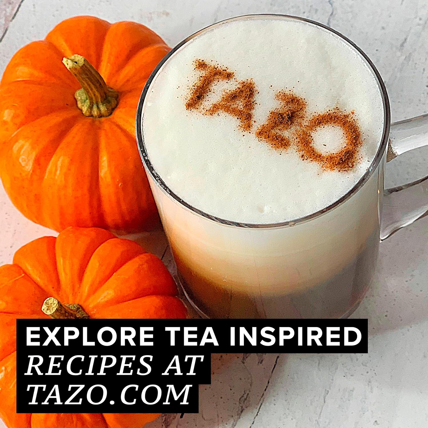 Tazo Pumpkin Spice Chai Black Tea Bags, Moderate Caffeinated Tea, 120 Total Tea Bags (20Ct - Pack Of 6)