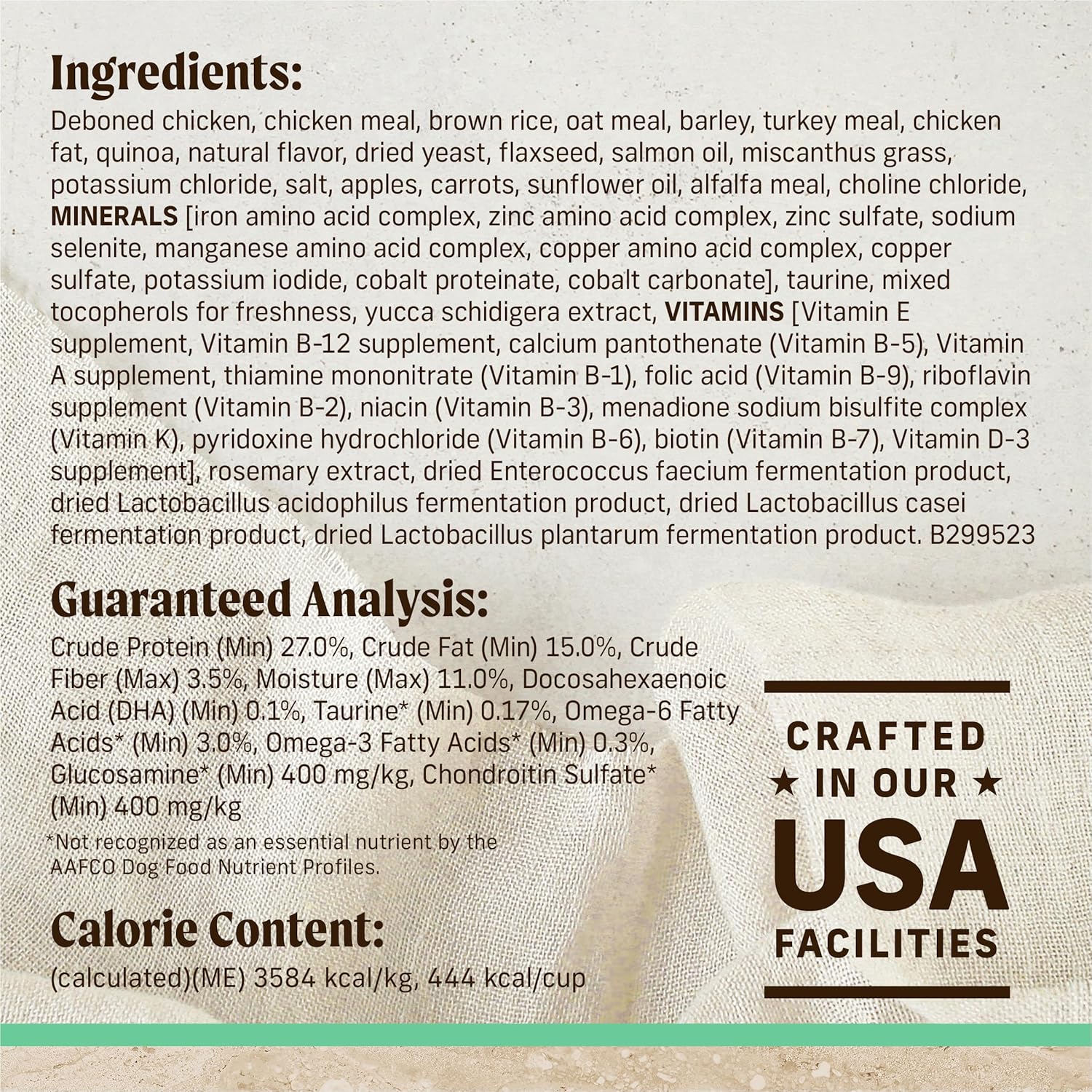 Merrick Healthy Grains Premium Dry Dog Food, Wholesome and Natural Dry Chicken Kibble, Senior Recipe - 25.0 lb. Bag: Pet Supplies: Amazon.com