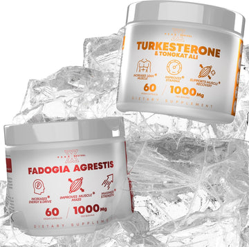 Turkesterone & Tongkat Ali Lean Muscle Growth & Recovery + Fadogia Agrestis Athletic Performance & Muscle Mass (60 Capsules)