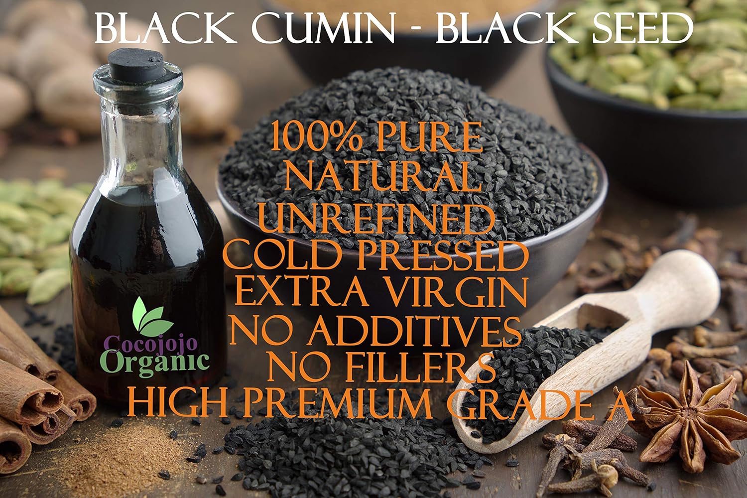 Dr Joe Lab Black Cumin Oil 16 ounce - Black Seed Oil : Beauty & Personal Care