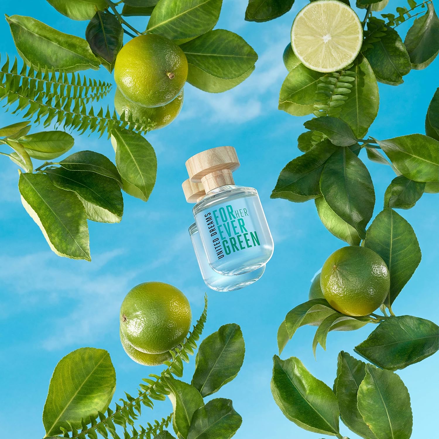 Benetton - Forever Green Her from United Dreams, Eau de Toilette for Women - Long Lasting - Fresh, Femenine and Casual Fragance - Floral and Citrus Noets - Ideal for Day Wear - 80 ml : Amazon.co.uk: Beauty